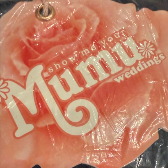 SHOW ME YOUR MUMU Emily Empire Maxi Dress Rich Navy Crisp SIZE SMALL NEW - Picture 5 of 5